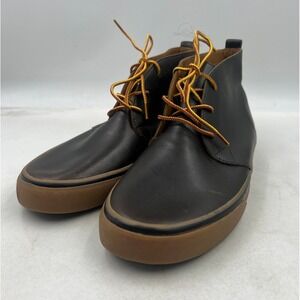 Ralph Lauren Polo Country Boots Mens 10.5 Brown Leather Chukka Casual Shoes